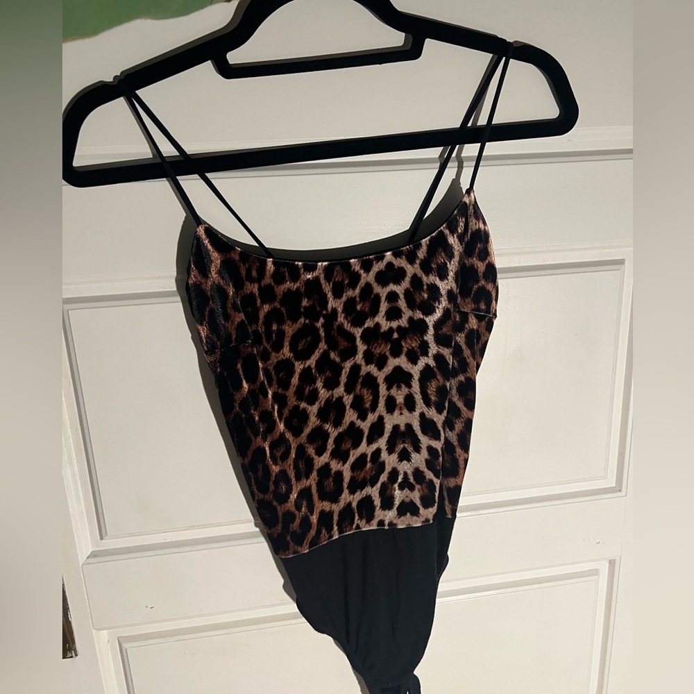Nasty Gal Leopard Body Suit - Picture 2 of 5